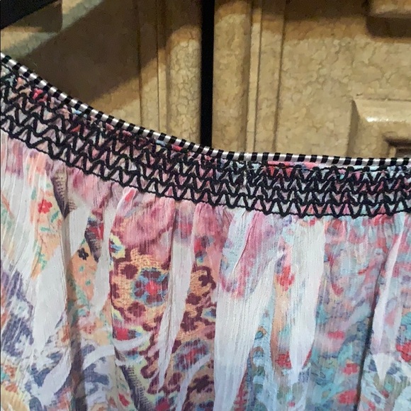 BOSTON PROPER SHEER LOOSE TOP - Picture 4 of 5